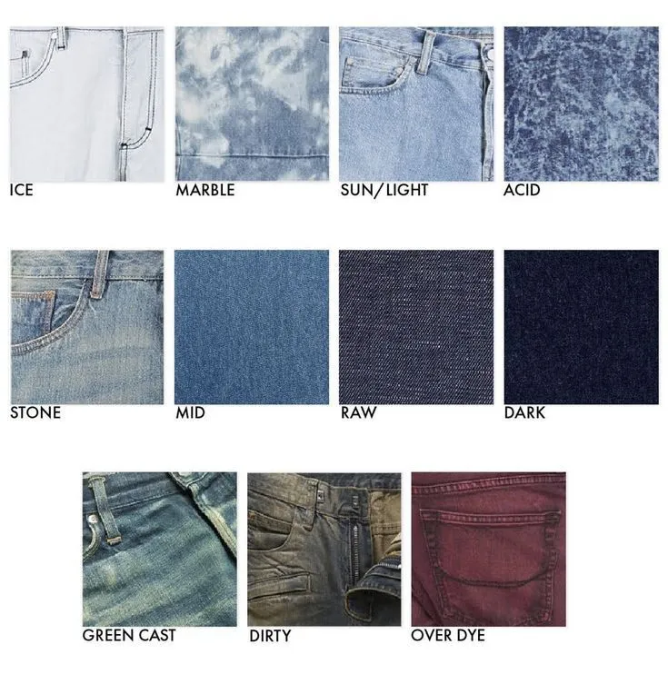 Update more than 120 types of denim finishes best