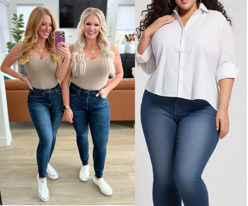 plus size jeans